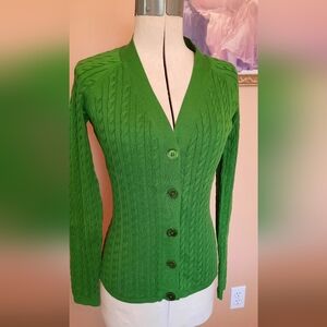 Talbots Cable Knit Cardigan